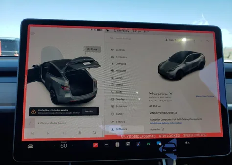 2020 Tesla Model Y из США, поврежденный, VIN 5YJYGDEE2LF058143